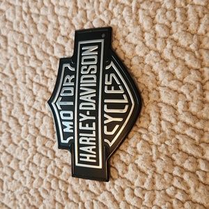 Harley Davidson metallic emblem with permanent adhesive